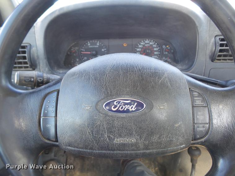 image for item DB6361 2006 Ford F350 Super Duty XL flatbed pickup truck