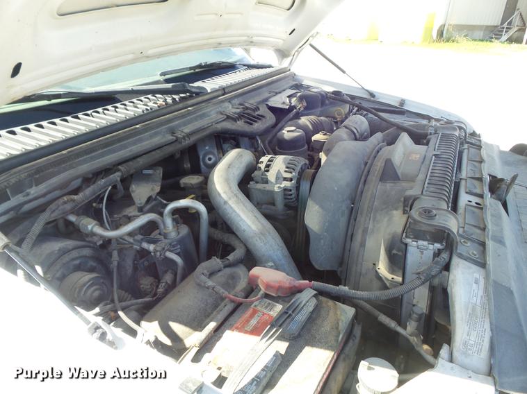 image for item DB6361 2006 Ford F350 Super Duty XL flatbed pickup truck