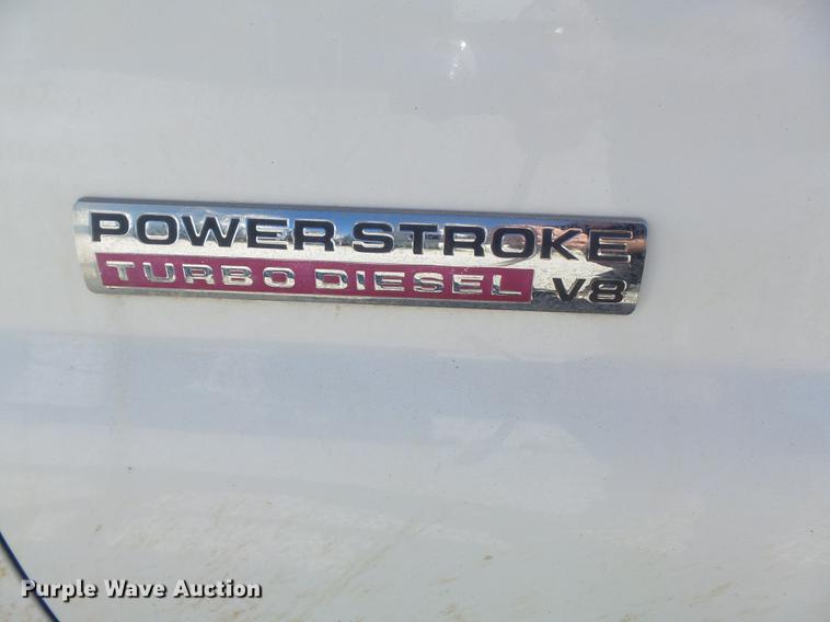 image for item DB6361 2006 Ford F350 Super Duty XL flatbed pickup truck