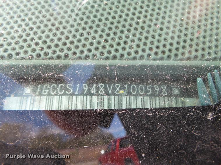 image for item DB7362 1997 Chevrolet S10 Ext. Cab pickup truck