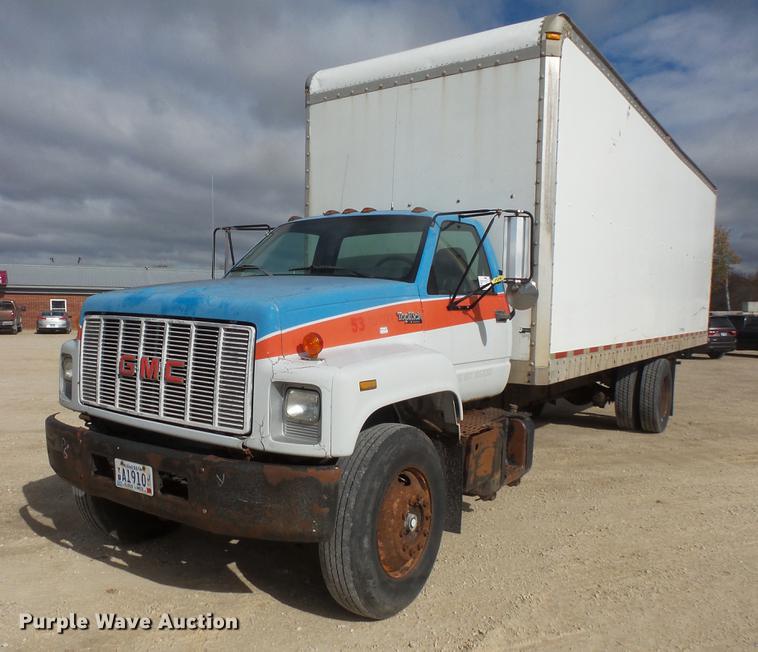 image for item DB8048 1993 GMC TopKick box truck