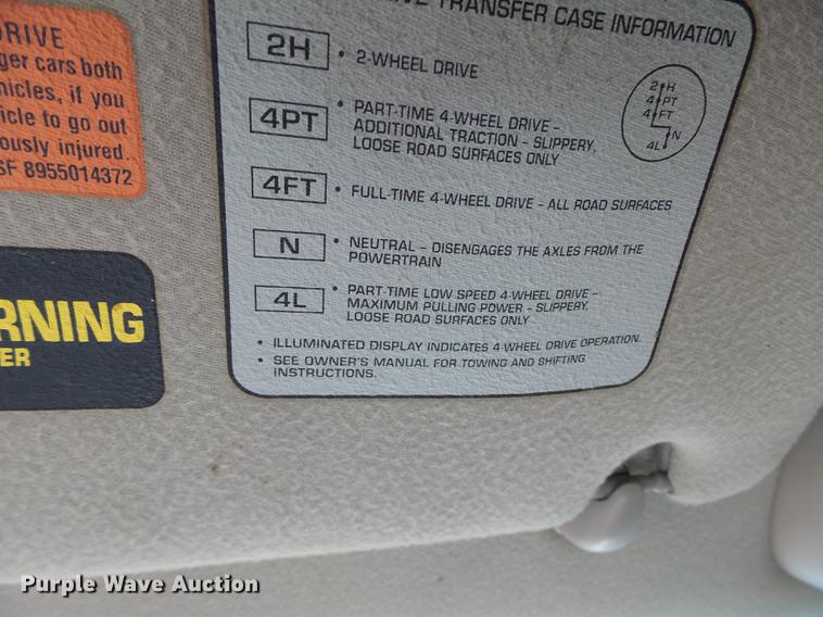 image for item DB9937 1999 Dodge Durango SUV