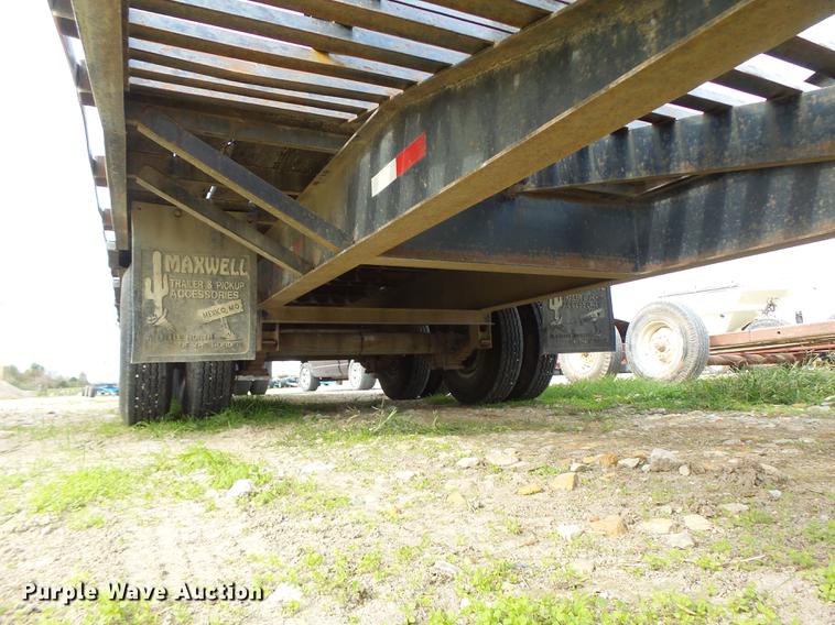 image for item DB9946 1997 Maxwell equipment trailer