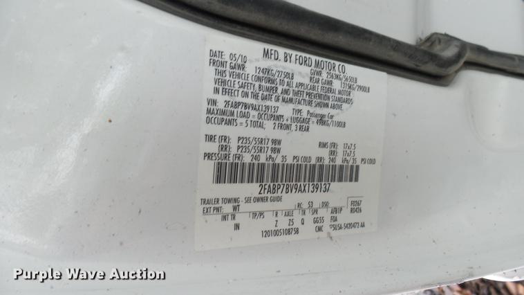 image for item DC1794 2010 Ford Crown Victoria Police Interceptor