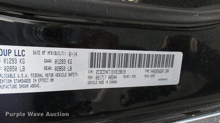 image for item DC1854 2014 Dodge Charger Police