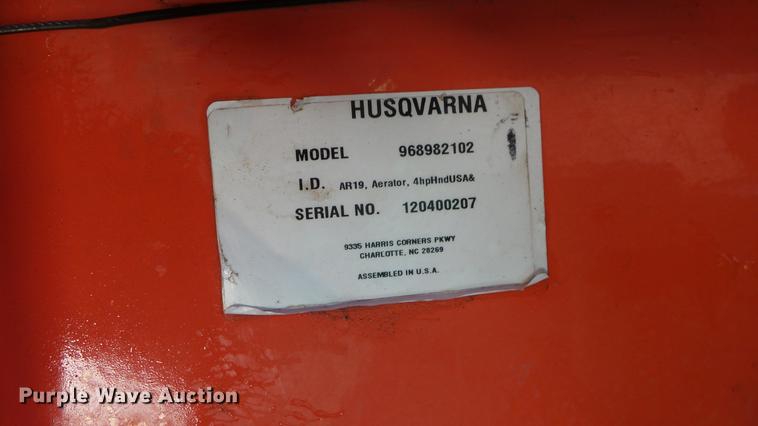 image for item DC1864 Husqvarna AR19 aerator