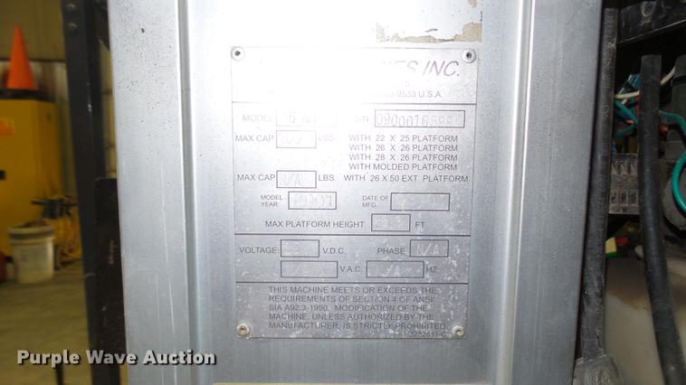 image for item DC1866 JLG 36AM vertical lift