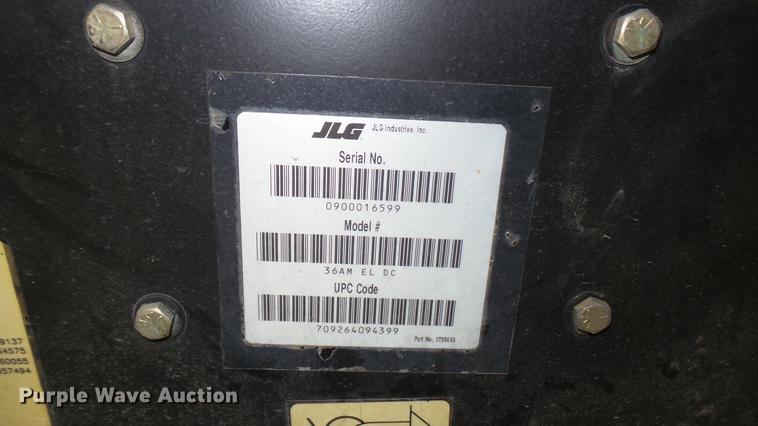 image for item DC1866 JLG 36AM vertical lift