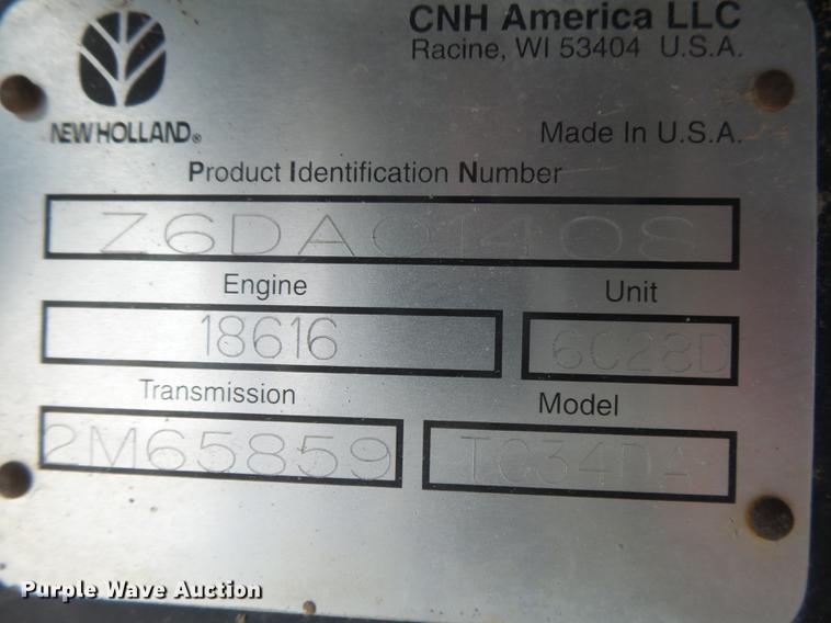 image for item DC3767 2006 New Holland TC34DA MFWD tractor