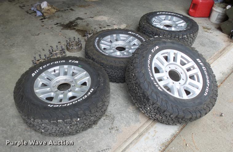 image for item DC6413 (4) B.F. Goodrich All Terrain T/A LT275/80R18 tires