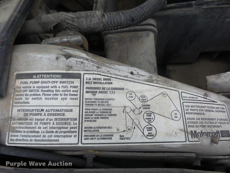 image for item DD9061 1999 Ford F450 Super Duty truck cab and chassis