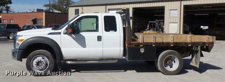 image for item DD9502 2011 Ford F450 Super Duty SuperCab flatbed truck