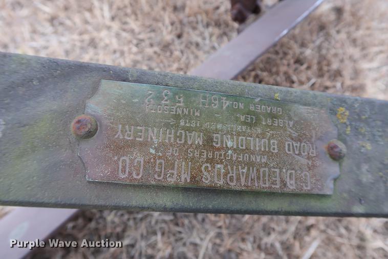 image for item DD9521 C.D. Edwards Mfg. Co. 46H grader