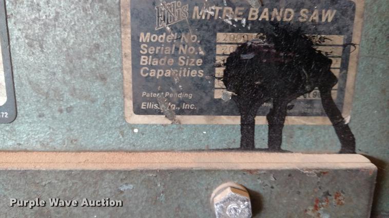 image for item DF9836 Ellis miter band saw