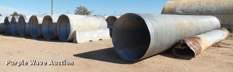 image for item DL9831 Galvanized culvert pipe
