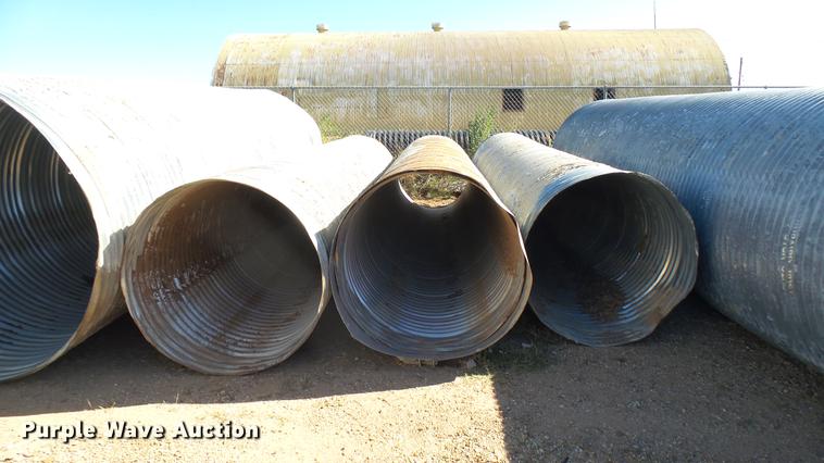 image for item DL9831 Galvanized culvert pipe