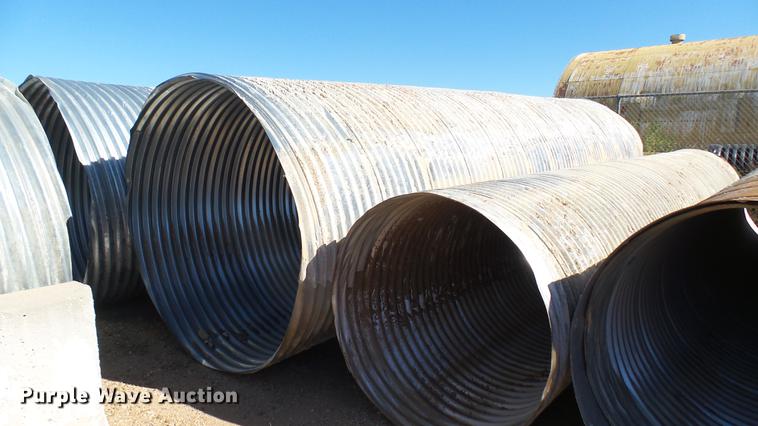 image for item DL9831 Galvanized culvert pipe