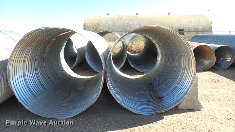 image for item DL9831 Galvanized culvert pipe