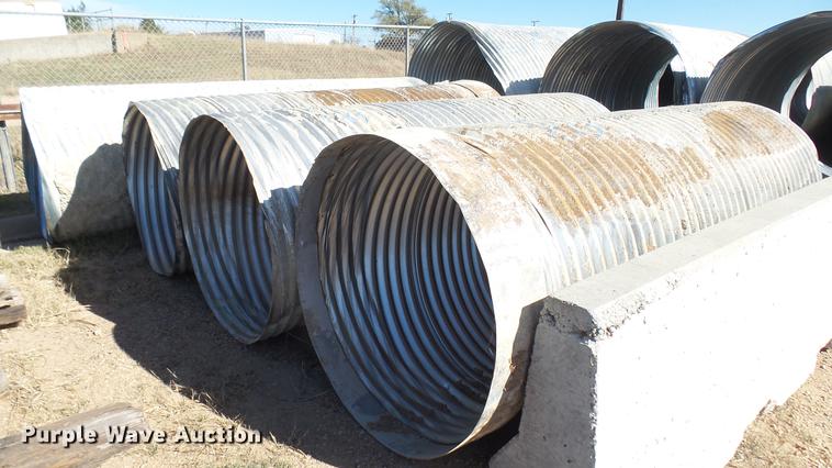 image for item DL9831 Galvanized culvert pipe
