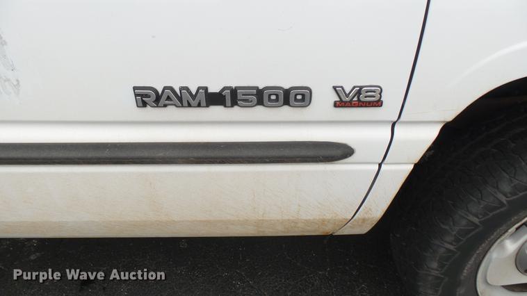 image for item DL9947 2000 Dodge Ram 1500 Quad Cab pickup truck