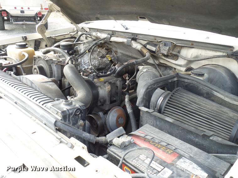 image for item DP9622 1995 Ford F350 flatbed pickup truck