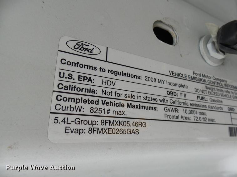 image for item DP9625 2008 Ford F350 Super Duty flatbed pickup truck