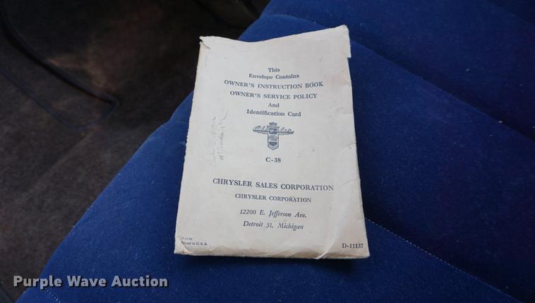 image for item DS9289 1947 Chrysler Windsor