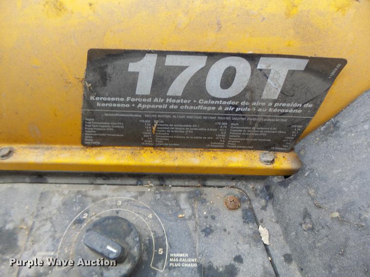 image for item DT9948 2006 Master 170T heater