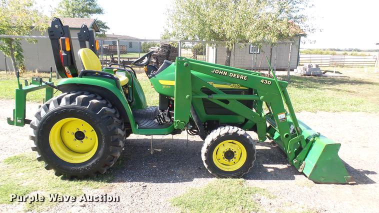 image for item DW9221 John Deere 4310 MFWD tractor