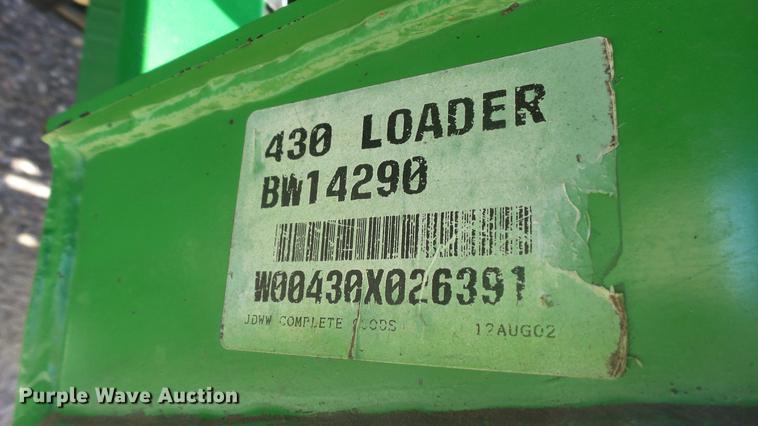 image for item DW9221 John Deere 4310 MFWD tractor