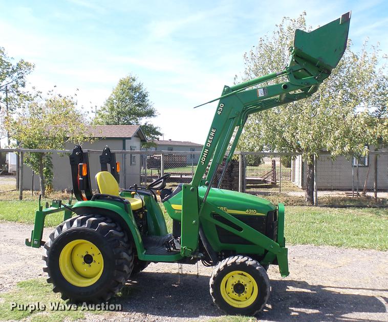 image for item DW9221 John Deere 4310 MFWD tractor