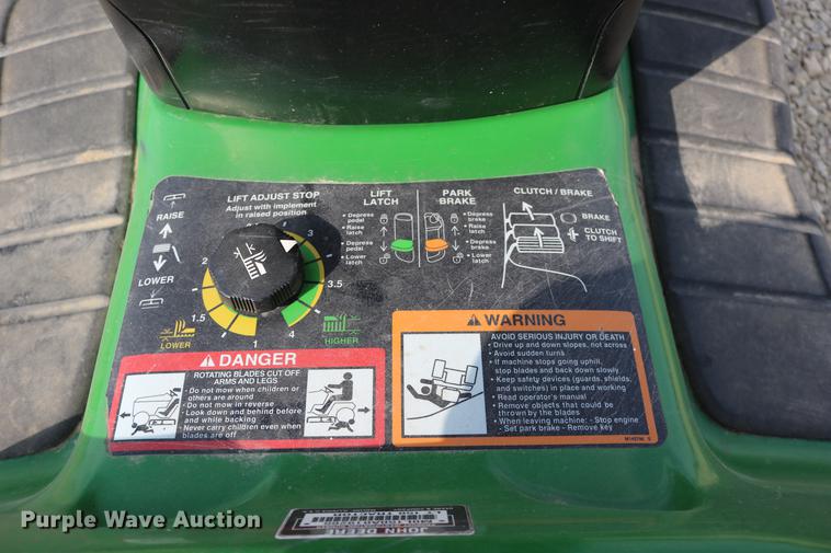 image for item DW9877 2002 John Deere LT150 lawn mower