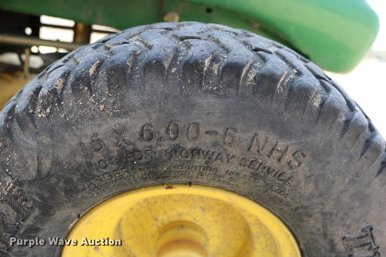 image for item DW9877 2002 John Deere LT150 lawn mower