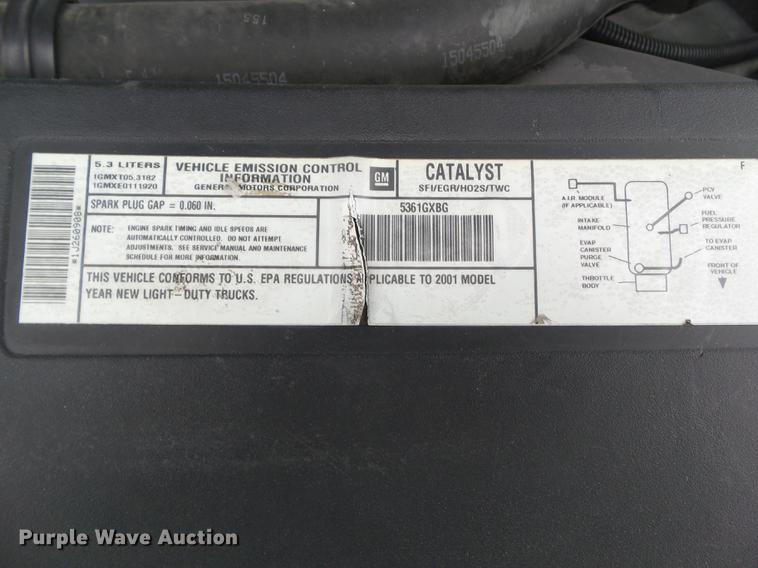 image for item DZ9037 2001 GMC Yukon XL SUV