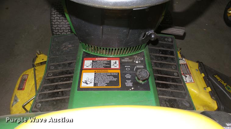 image for item ED9005 John Deere 320 lawn mower