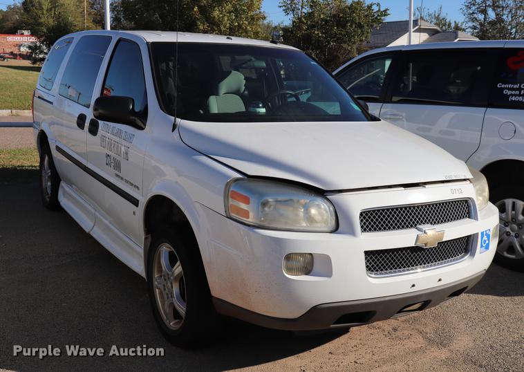 image for item ED9653 2007 Chevrolet Uplander Cargo van