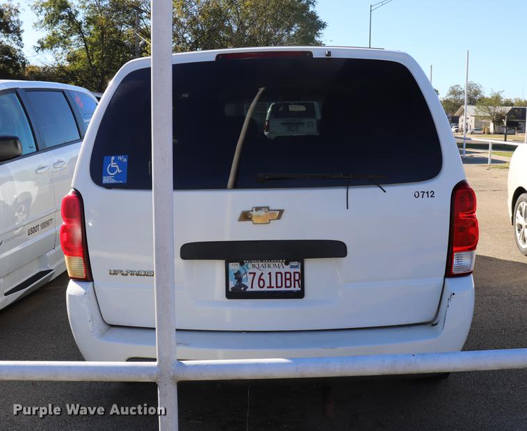 image for item ED9653 2007 Chevrolet Uplander Cargo van