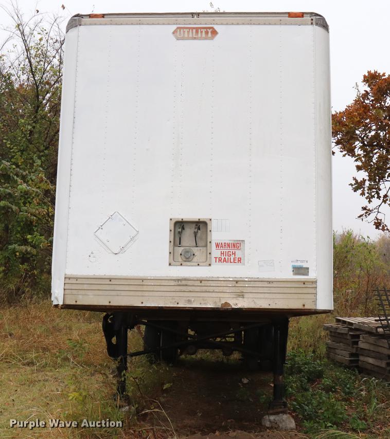 image for item ED9670 1986 Utility VS1D dry van trailer