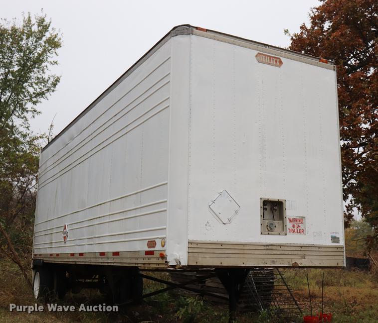 image for item ED9670 1986 Utility VS1D dry van trailer