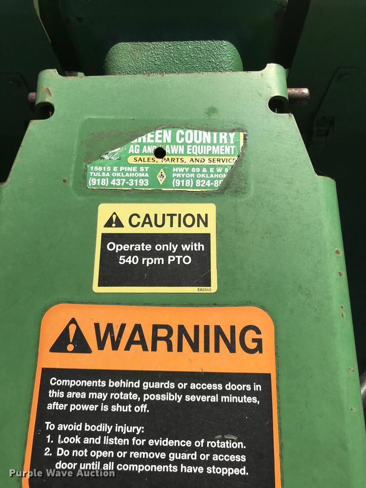 image for item ED9672 John Deere MX8 rotary mower