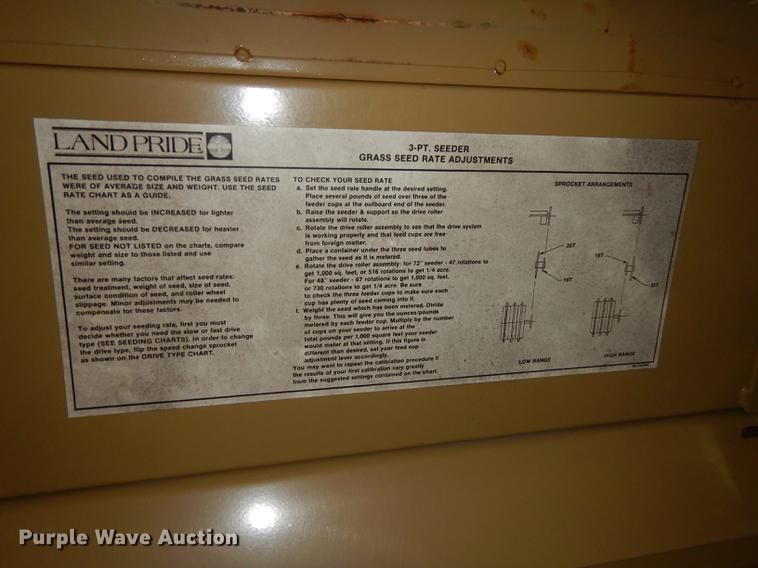 image for item EE9225 Land Pride OS1548 seeder