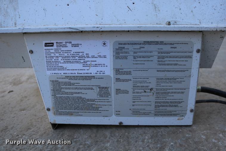 image for item EE9790 2009 Tradesman 155 Ultra propane heater