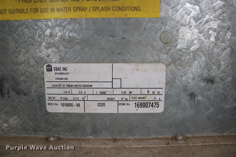 image for item EE9802 2006 Ebac Inc. CD35 dehumidifier