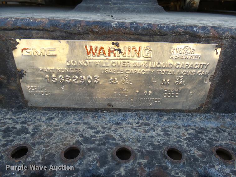 image for item J5420 1990 Chevrolet C60 flatbed truck