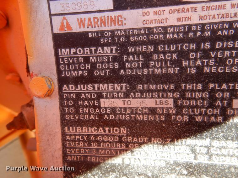 image for item K5845 Murphy Morbark wood chipper