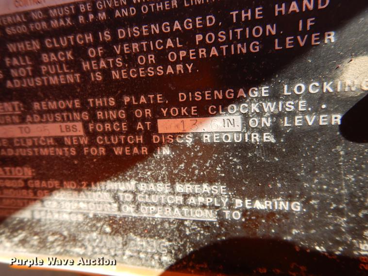 image for item K5845 Murphy Morbark wood chipper