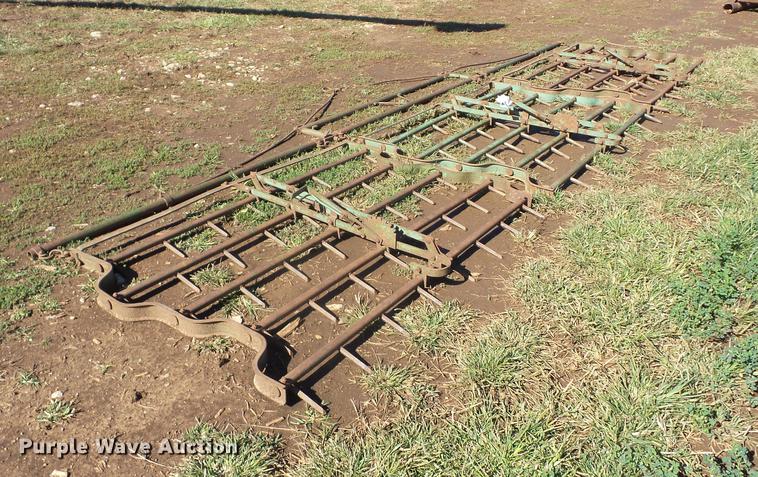 image for item K6351 John Deere drag harrow