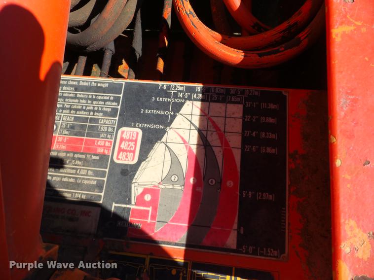 image for item K6357 1988 IMT 4825 crane