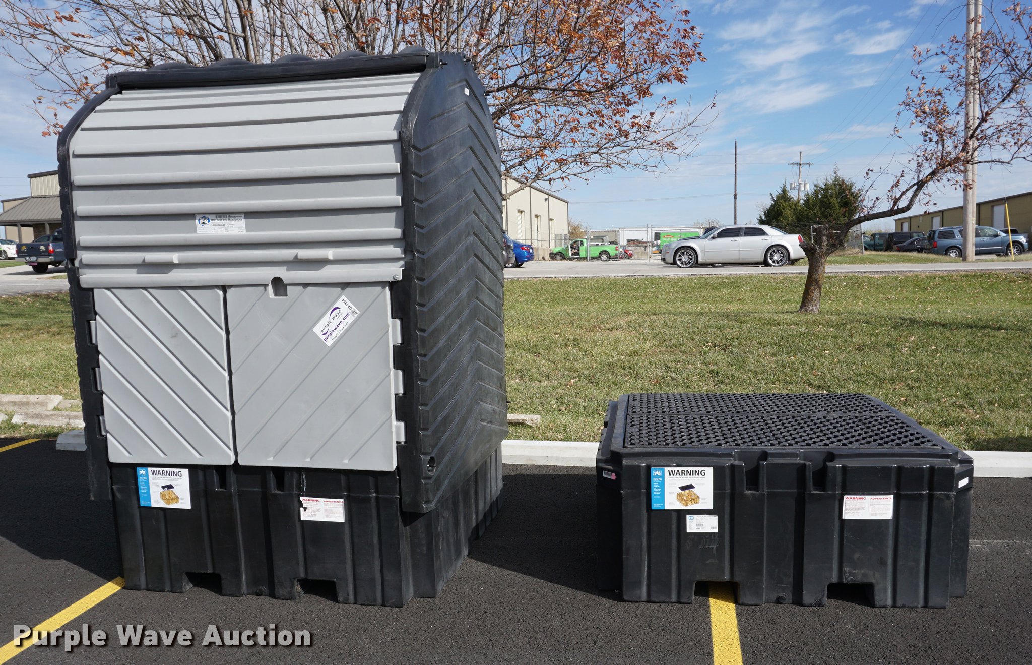 (2) PIG Poly IBC spill containment pallets in Olathe, KS Item DA1354