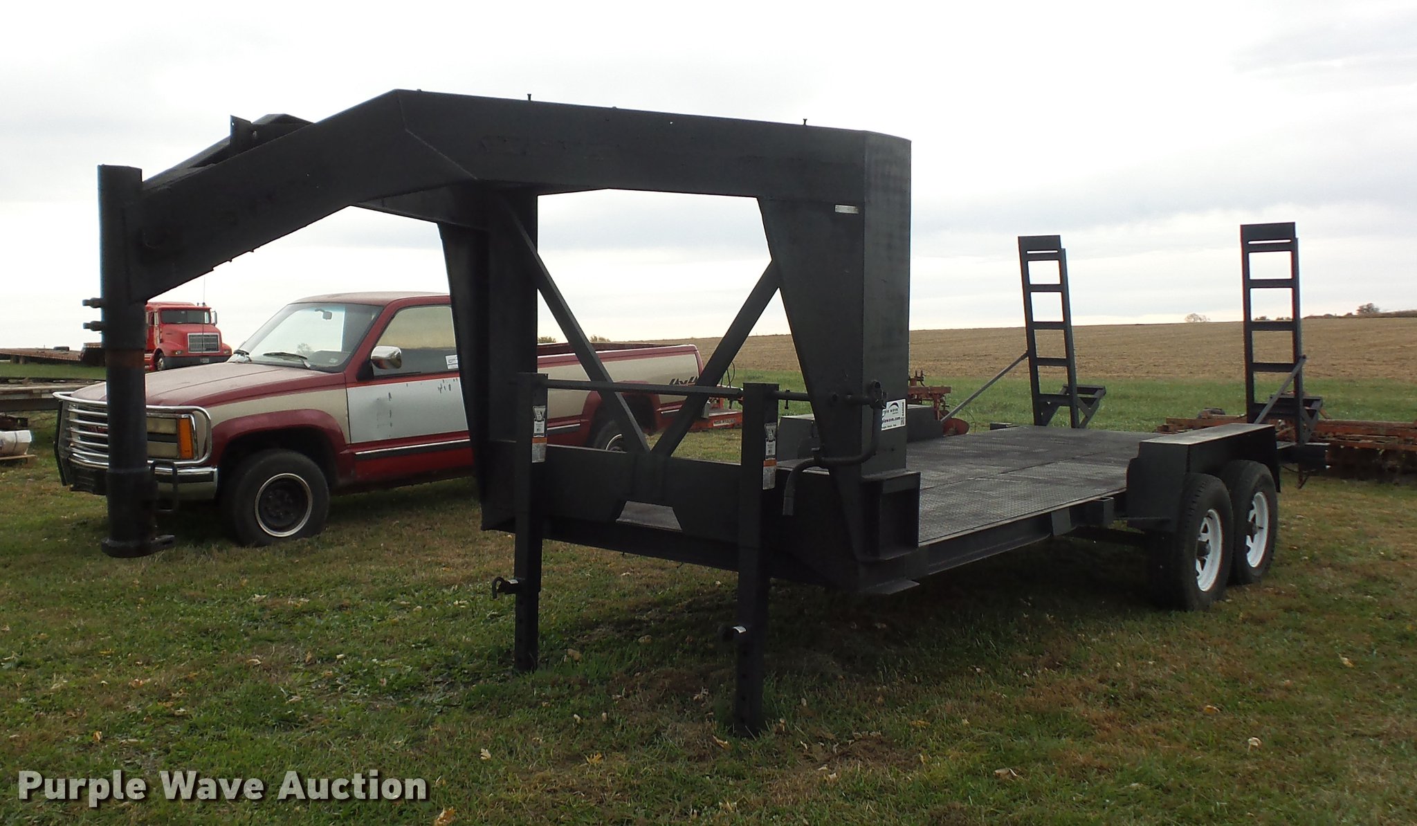 2001 shop built equipment trailer in Leeton, MO | Item DA6508 sold ...
